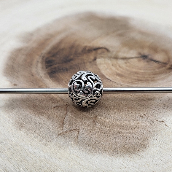 Elfbead Heart Openwork Bead/Charm - Picture 4 of 7